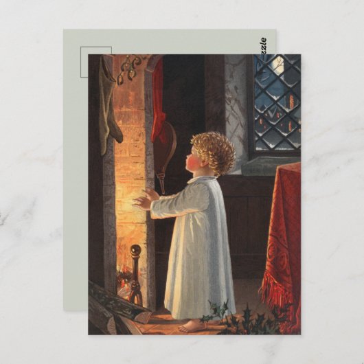 Weihnachten Postkarte (Vorne/Hinten)