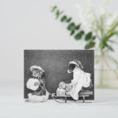 Weihnachten Postkarte (Stehend Vorderseite)