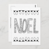 WEIHNACHTEN Postkarte für Farbspass (Vorne/Hinten)