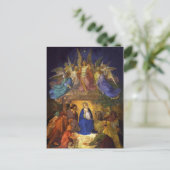 Weihnachten Postkarte Krippe Religiöse katholische (Stehend Vorderseite)