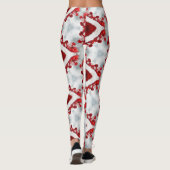 Weihnachten präsentiert Kaleidoskop-Leggings Leggings (Rückseite)