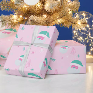 Weihnachten präsentiert Santas Snow Moderne Weihna Geschenkpapier