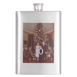 Weihnachten Präsident James Jimmy Carter Weißes Ha Flachmann