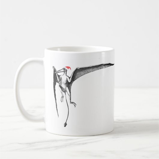 Weihnachten Pterodactyl Kaffeetasse (Links)