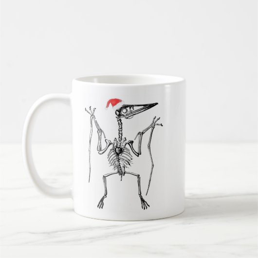 Weihnachten Pterodactyl Kaffeetasse (Links)