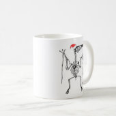 Weihnachten Pterodactyl Kaffeetasse (VorderseiteRechts)