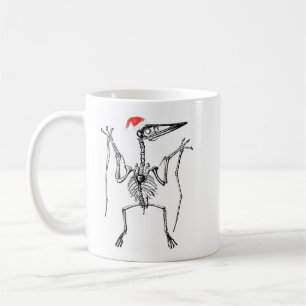 Weihnachten Pterodactyl Kaffeetasse