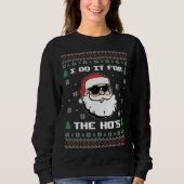 Weihnachten Pullover Funny Weihnachtsmann I Do it (Vorderseite)