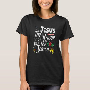 Weihnachten Pyjamas Jesus Die Vernunft Strumpf Stu T-Shirt