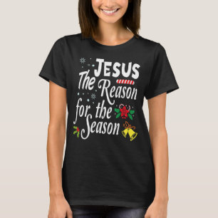Weihnachten Pyjamas Jesus Die Vernunft Strumpf Stu T-Shirt