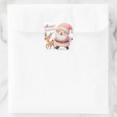 Weihnachten Quadratischer Aufkleber (Tasche)