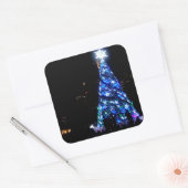 Weihnachten Quadratischer Aufkleber (Umschlag)