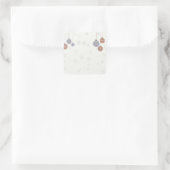 Weihnachten Quadratischer Aufkleber (Tasche)