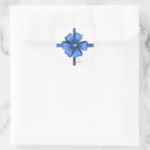 Weihnachten Quadratischer Aufkleber (Tasche)