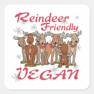 Weihnachten Quadratischer Aufkleber