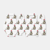 Weihnachten Raccoon Weihnachtsmannmütze Weihnachte Geschenkschachtel (Ungefaltet)