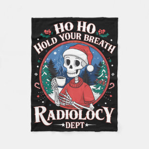 Weihnachten Radiologie Tech Skelett Röntgen Tech C Fleecedecke