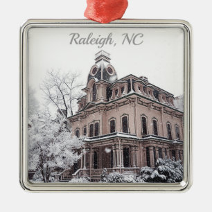 Weihnachten Raleigh NC North Carolina Architektur Ornament Aus Metall