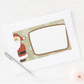 Weihnachten Rechteckiger Aufkleber (Umschlag)