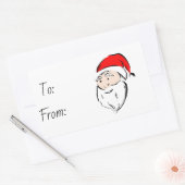 Weihnachten Rechteckiger Aufkleber (Umschlag)