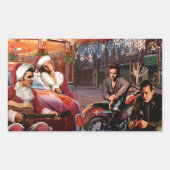 Weihnachten Rechteckiger Aufkleber (Vorderseite)