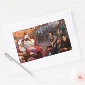 Weihnachten Rechteckiger Aufkleber (Umschlag)