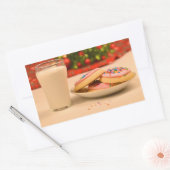 Weihnachten Rechteckiger Aufkleber (Umschlag)