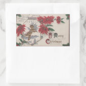 Weihnachten Rechteckiger Aufkleber (Tasche)