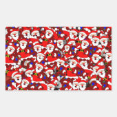 Weihnachten Rechteckiger Aufkleber (Vorderseite)