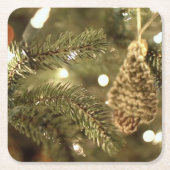 Weihnachten Rechteckiger Pappuntersetzer (Vorderseite)