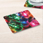 Weihnachten Rechteckiger Pappuntersetzer (angewinkelt)