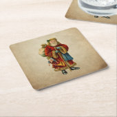 Weihnachten Rechteckiger Pappuntersetzer (angewinkelt)