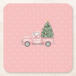 Weihnachten Rechteckiger Pappuntersetzer
