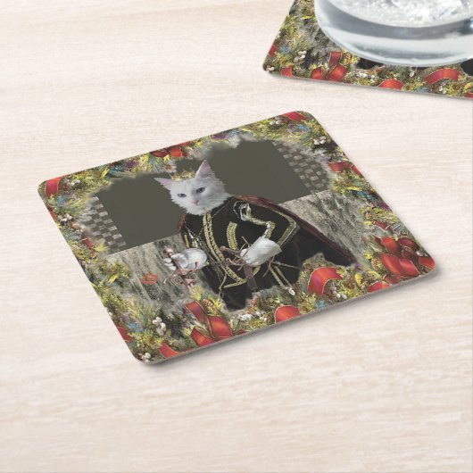 Weihnachten Rechteckiger Pappuntersetzer (angewinkelt)