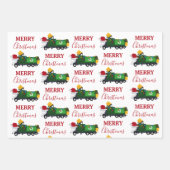 Weihnachten Recycelnd Müllwagen Geschenkpapier Set (Vorderseite 3)