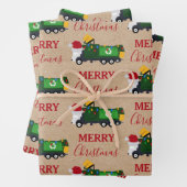 Weihnachten Recycelnd Müllwagen Geschenkpapier Set (Beispiel)