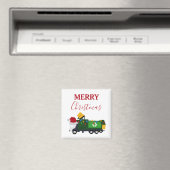 Weihnachten Recycelnd Müllwagen Magnet (In Situ (Geschirrspüler))