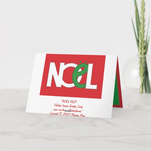 WEIHNACHTEN Red Card (Rückseite)