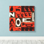 Weihnachten Red Leinwanddruck (Insitu (Holzboden))