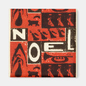 Weihnachten Red Magnet (Vorne)