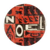 Weihnachten Red Schneidebrett (Vorderseite)