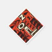 Weihnachten Red Serviette (Ecke)