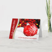 Weihnachten Red Snowflake (Vorderseite)