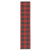 Weihnachten, Red Tartan Kariert Kurzer Tischläufer (Vorderseite)
