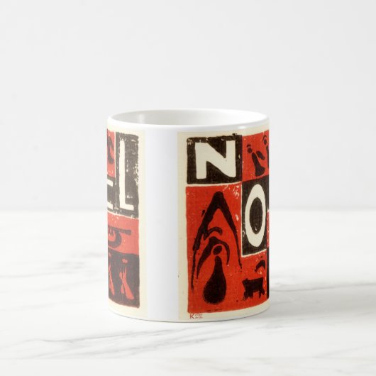 Weihnachten Red Verwandlungstasse (Mittel)