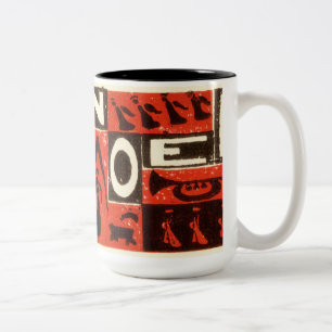Weihnachten Red Zweifarbige Tasse
