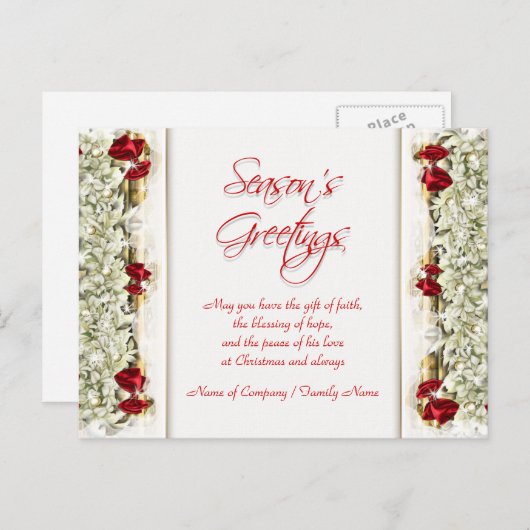 Weihnachten Redewendungen Xmas Firmendanken (Vorne/Hinten)