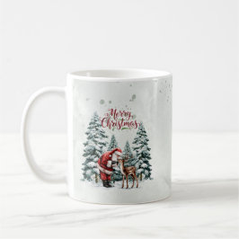 Weihnachten & Reindeer Frohe Weihnachtsfeier Tasse