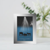 Weihnachten, religiös, Geburt Christi, Sterne, Feiertagspostkarte (Stehend Vorderseite)