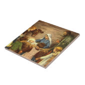 Weihnachten, Religiöse Geburt w Baby Jesus Fliese (Seite)